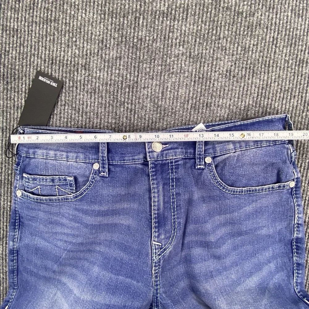 True Religion Geno Big T NF Slim Jeans Men's Size 38 Medium Neptune‎ Wash NWT